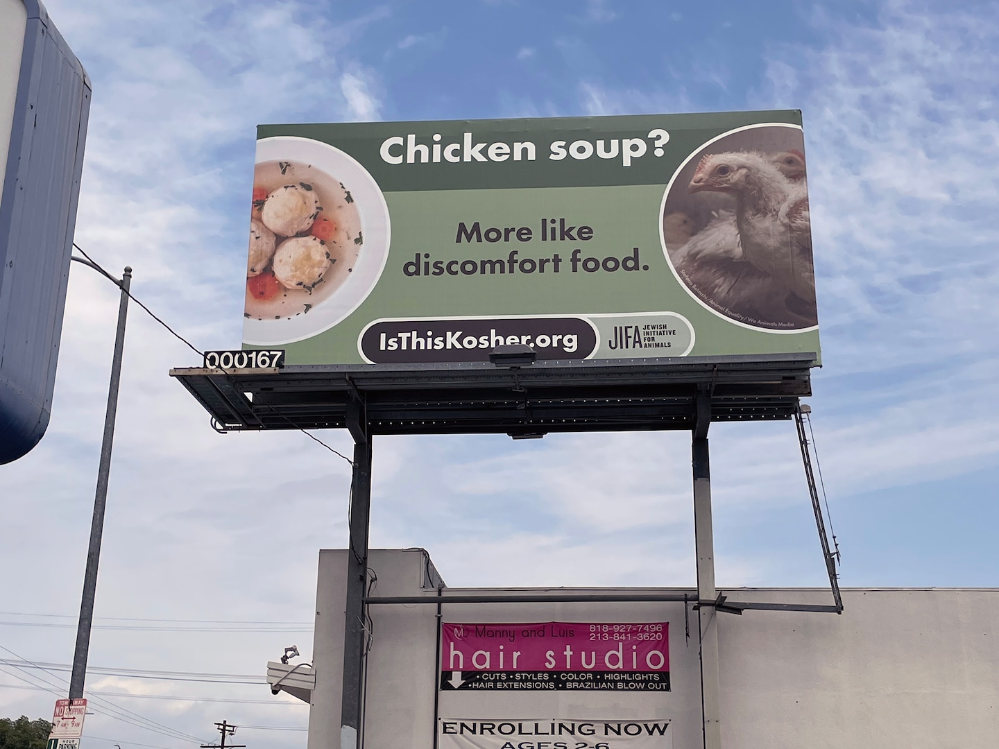 Jewish billboards in Los Angeles call for humane eating practices